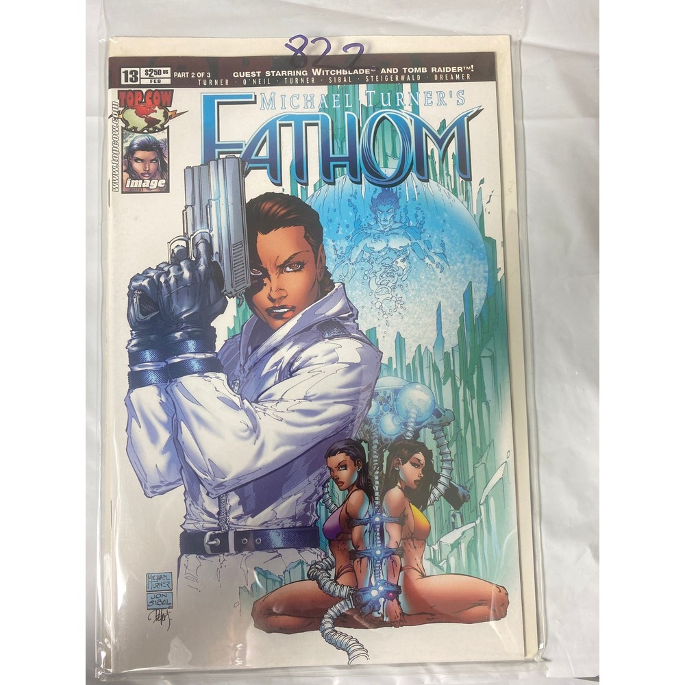 Fathom 13 Michael Turner Image Top Cow Witchblade Tomb Raider Guest Star 2001